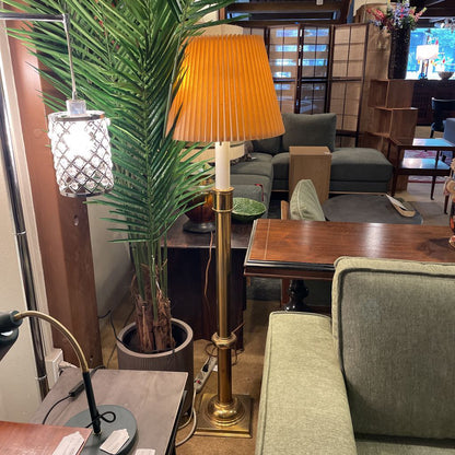 Heavy Brass Steiffel Floor Lamp
