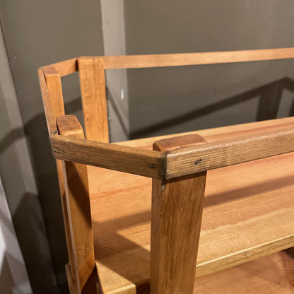 Rustic Wooden 3 Tier Open Etagere