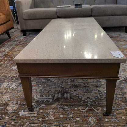 MCM Coffee Table w/Marble Top