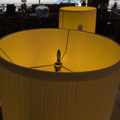 Amber & Brass Lamp