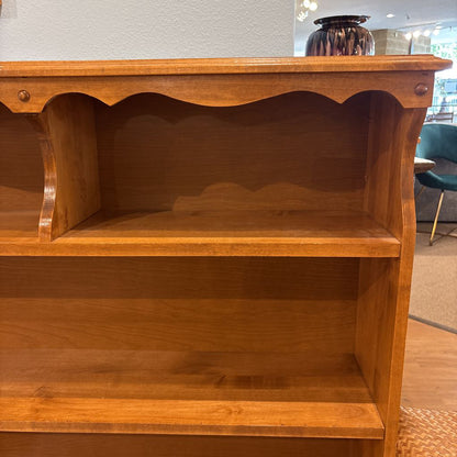 Pie Crust Colonial Low Bookcase