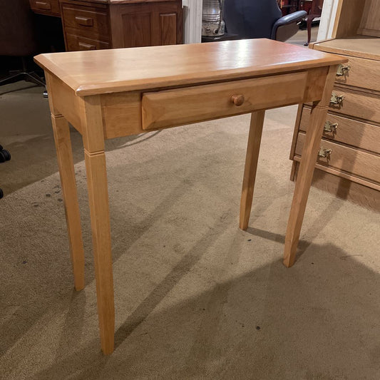 One Drawer Light Wood Console Table C CONSOLE TABLES