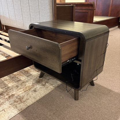 Regina Walnut Nightstand C NIGHTSTANDS