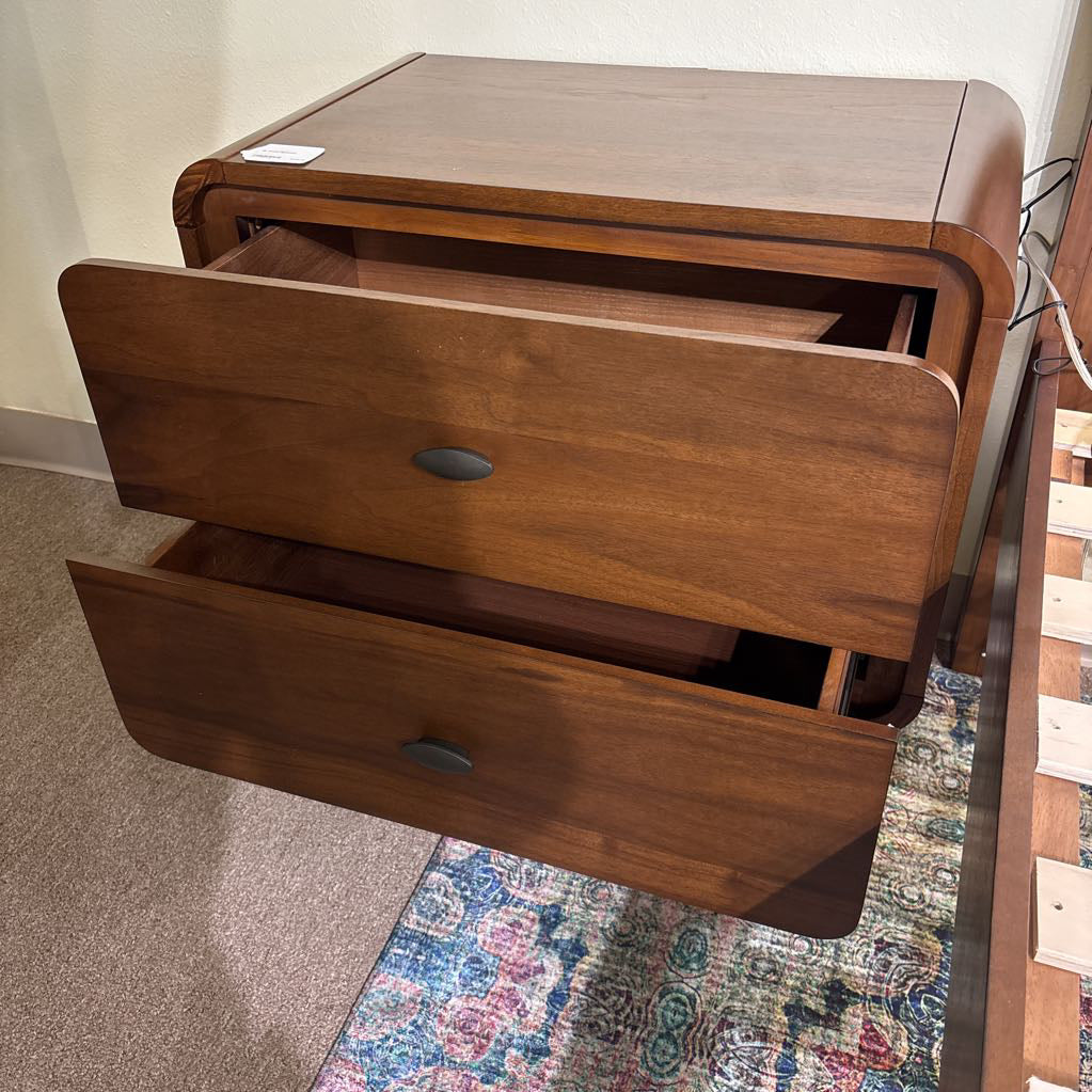 MC Walnut Nightstand