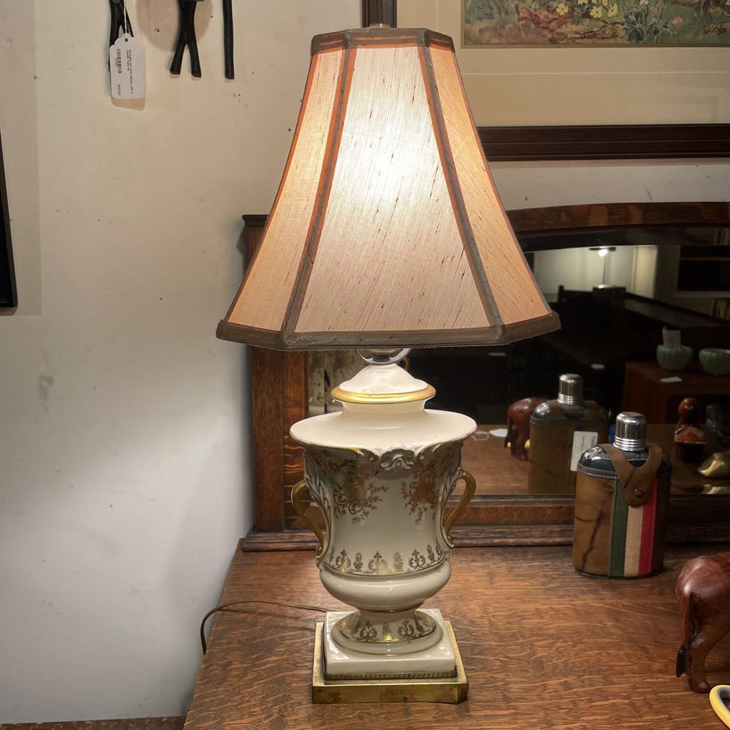 Gold Embellished Lamp