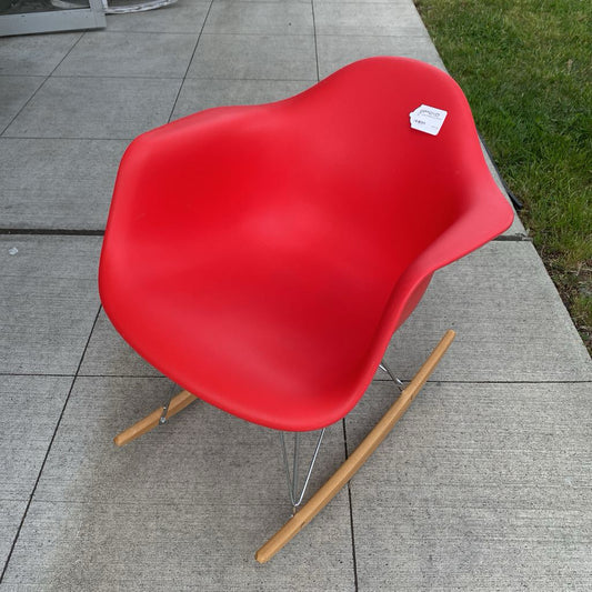 Red Orange EAMES Style Rocker