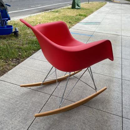 Red Orange EAMES Style Rocker