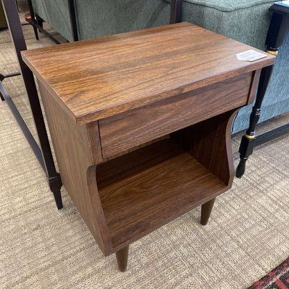 Vintage Curved Side Laminate Side Table