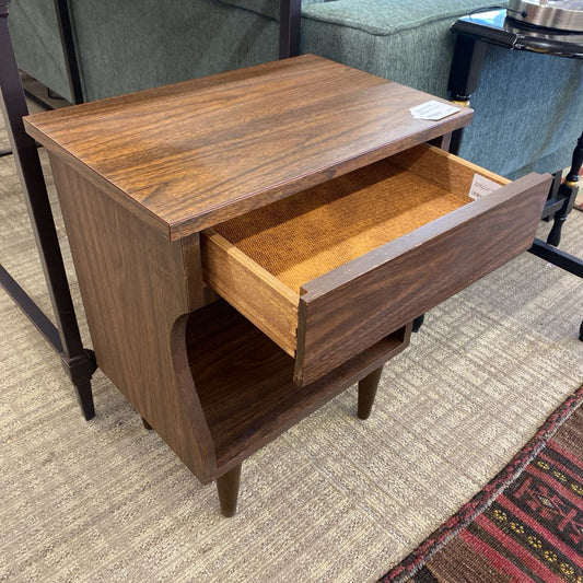 Vintage Curved Side Laminate Side Table C SIDE TABLES
