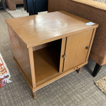 MCM Sliding Door Side Cabinet