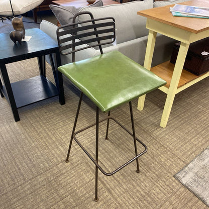 POLY OF CALIFORNIA MCM Iron Barstool (AS IS) C STOOLS