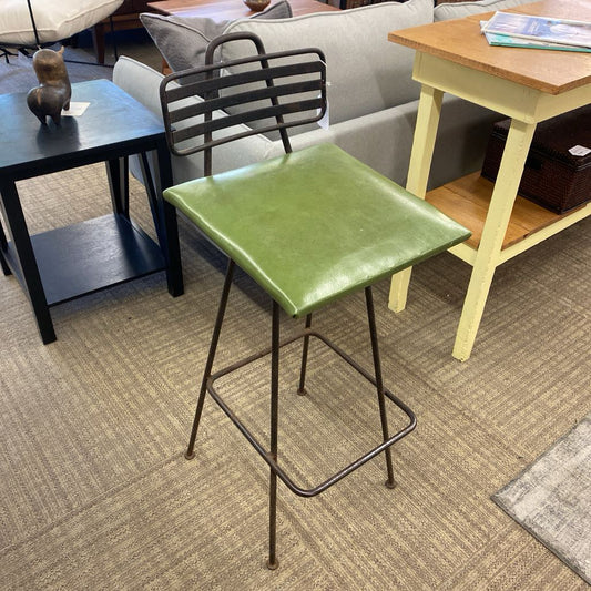 POLY OF CALIFORNIA MCM Iron Barstool (AS IS) C STOOLS
