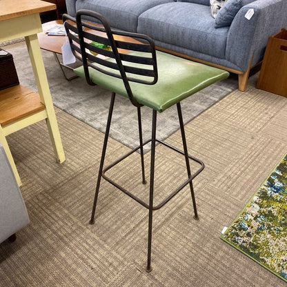 POLY OF CALIFORNIA MCM Iron Barstool (AS IS) C STOOLS