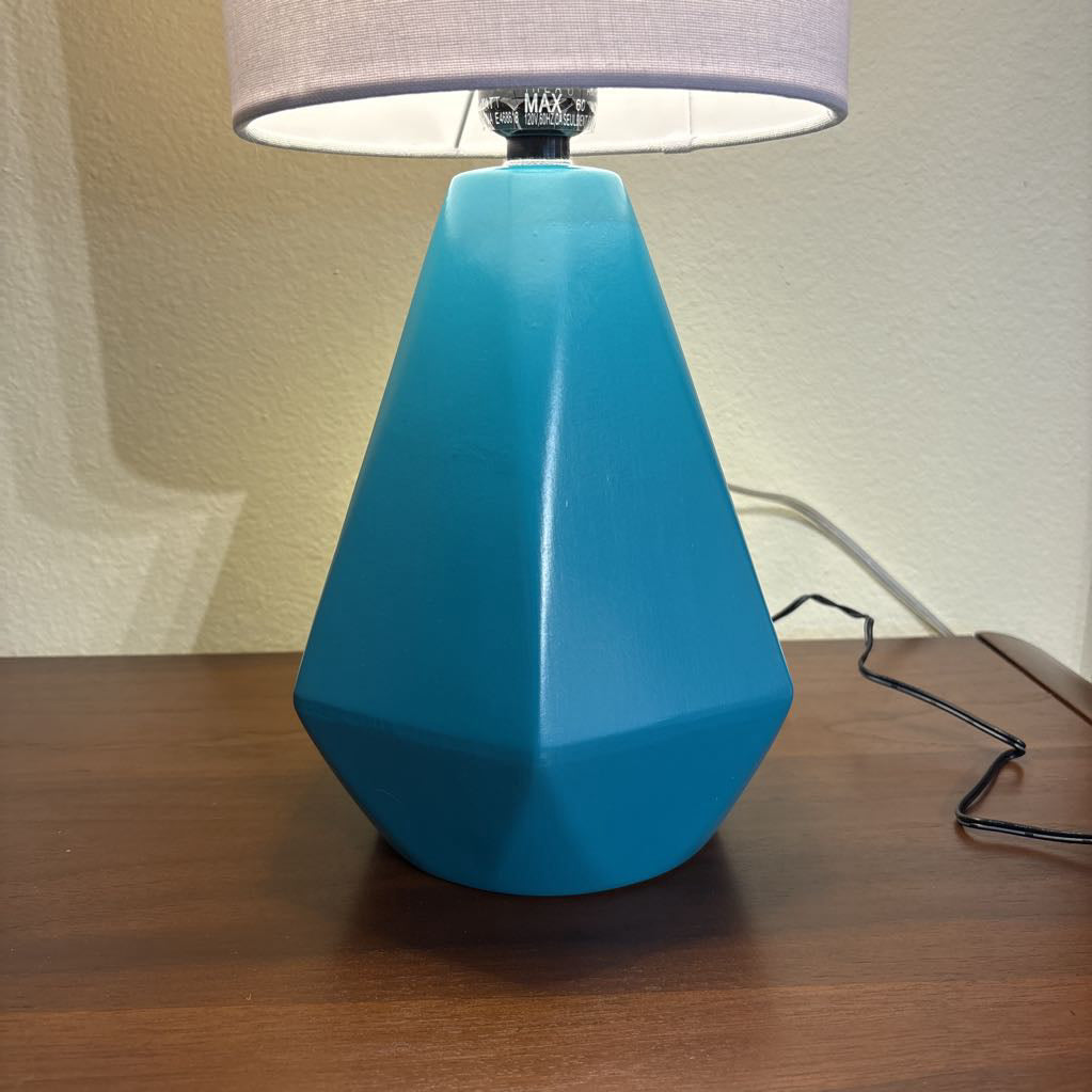 Blue Mini Table Lamp