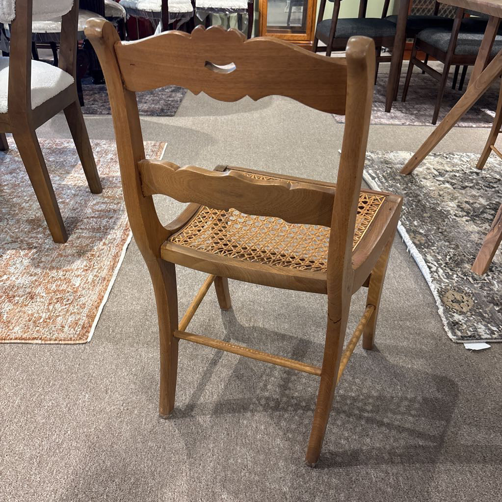 Cane Wicker Dining Chairs (Set of 6)