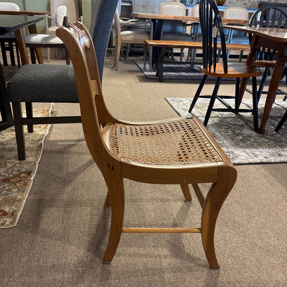 Cane Wicker Dining Chairs (Set of 6) C DINING CHAIRS