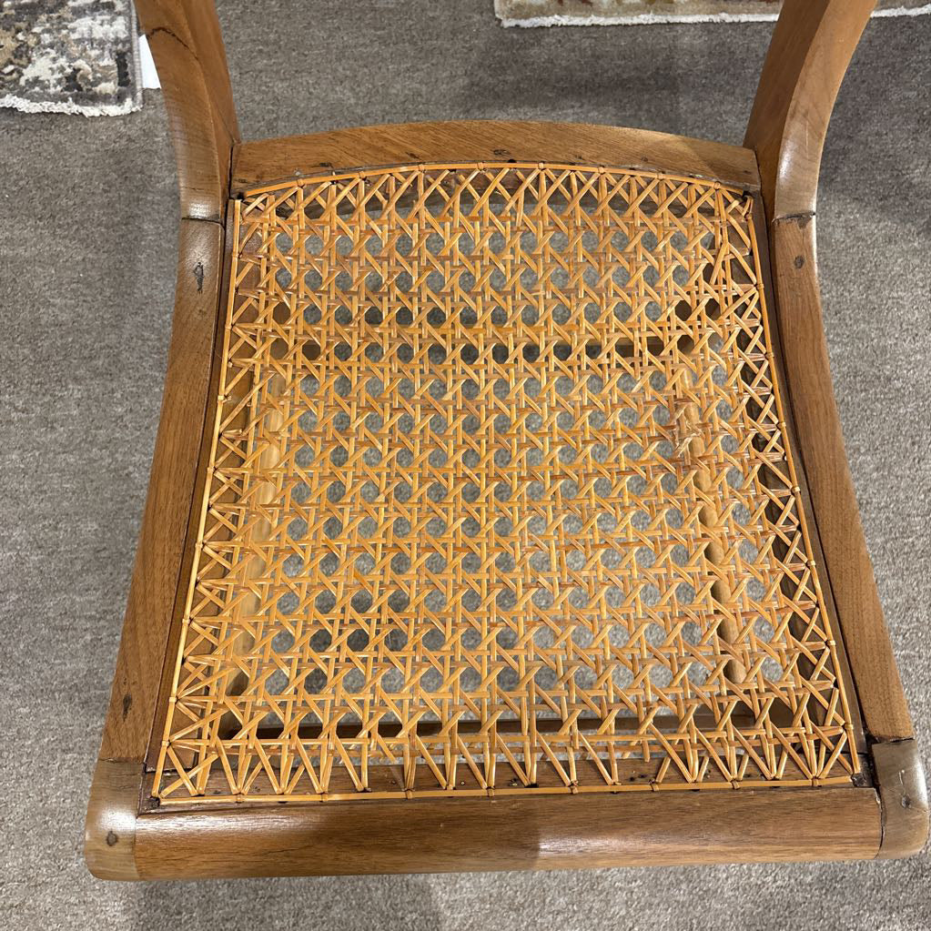 Cane Wicker Dining Chairs (Set of 6) C DINING CHAIRS