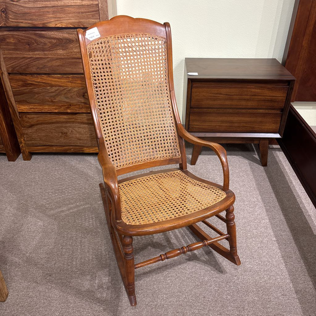Large Wicker Rocker