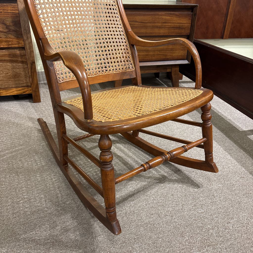 Large Wicker Rocker