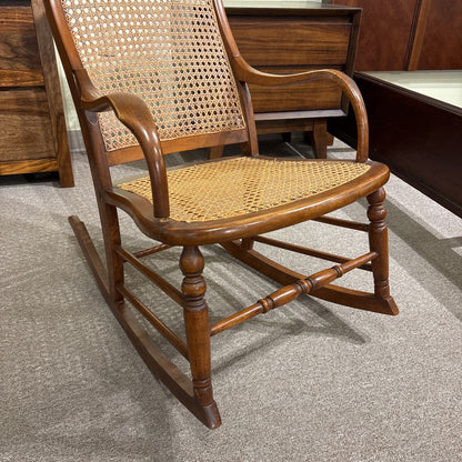 Large Wicker Rocker