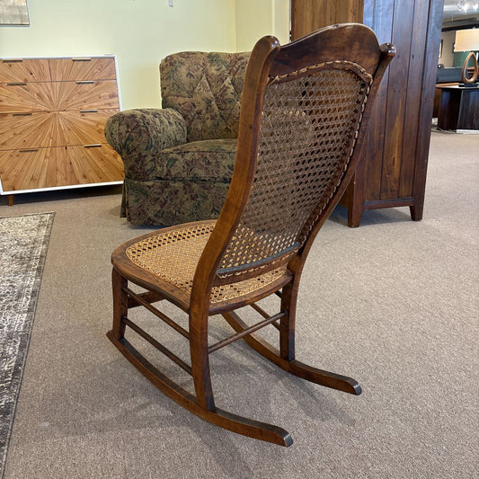 Small Wicker Rocker