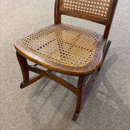 Small Wicker Rocker U ACCENT CHAIRS
