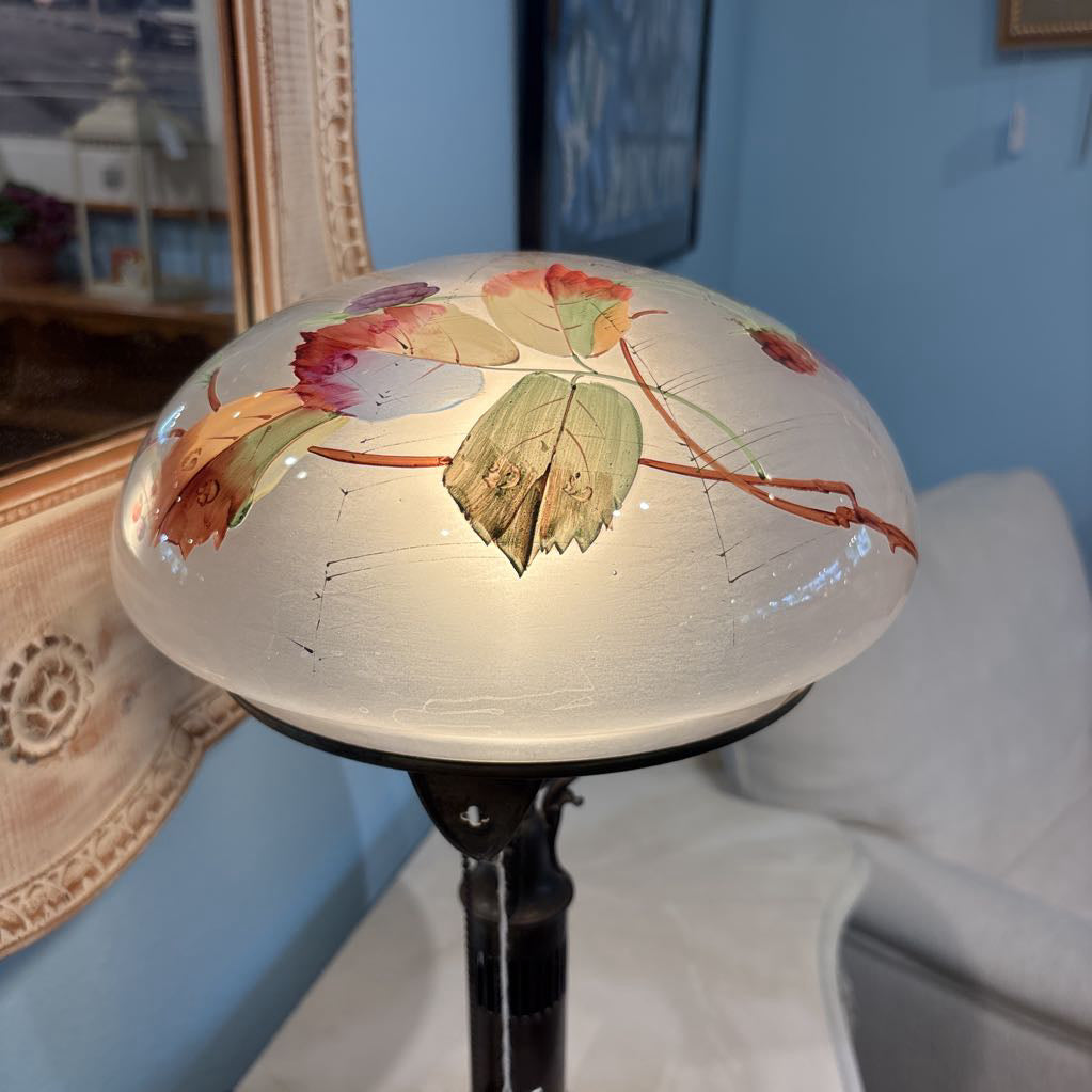 Floral Glass Bubble Lamp