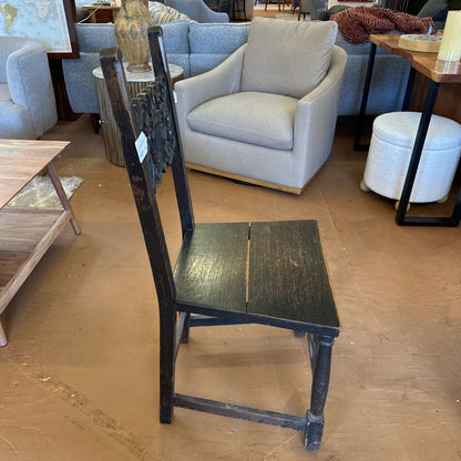Antique Carved Derbyshire Chair
