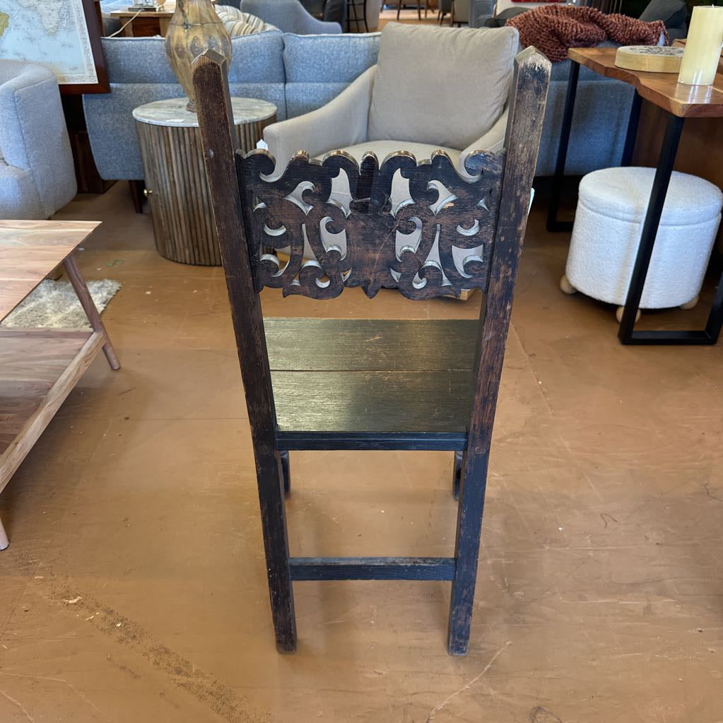 Antique Carved Derbyshire Chair