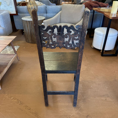 Antique Carved Derbyshire Chair