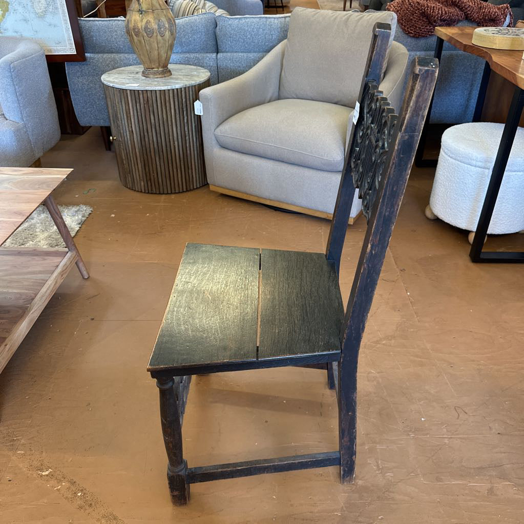 Antique Carved Derbyshire Chair