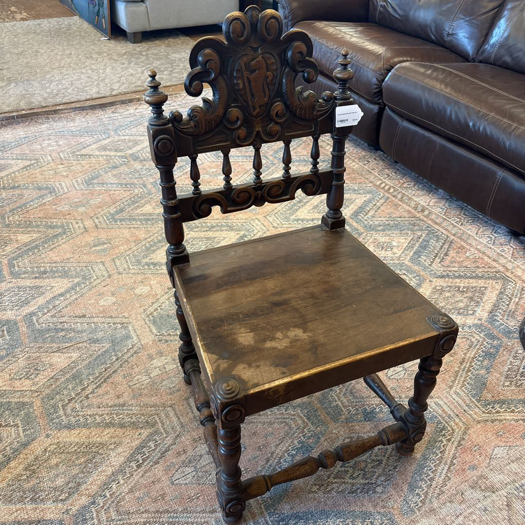 Carved Spanish Revival Chair U ACCENT CHAIRS