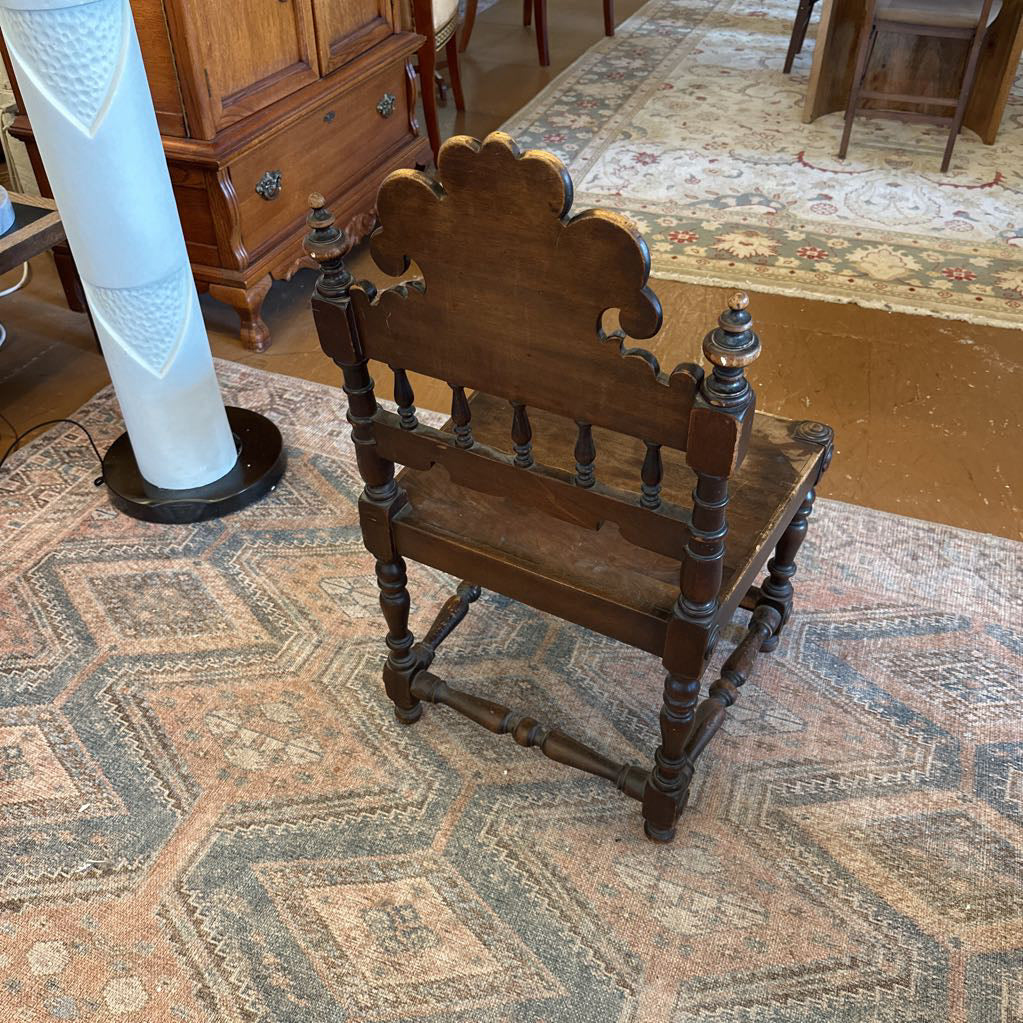 Carved Spanish Revival Chair U ACCENT CHAIRS