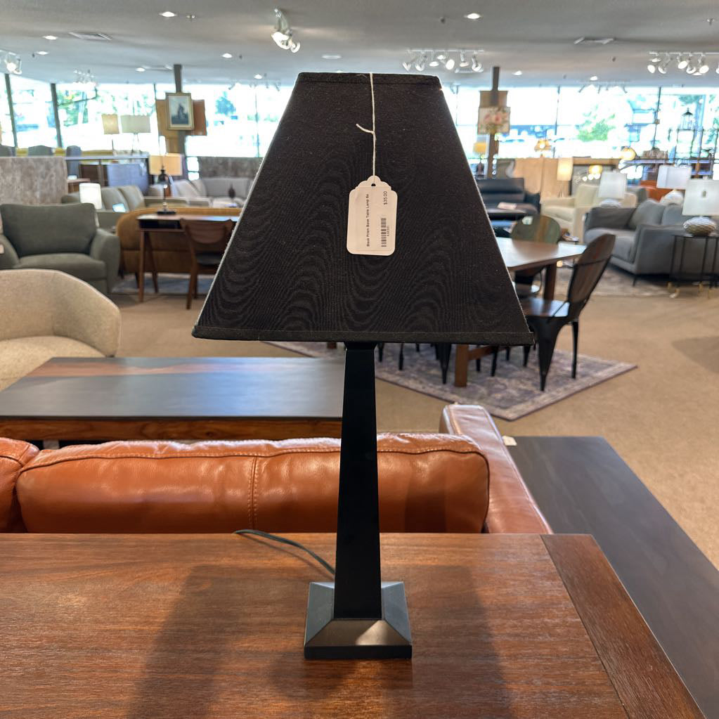Black Prism Base Table Lamp
