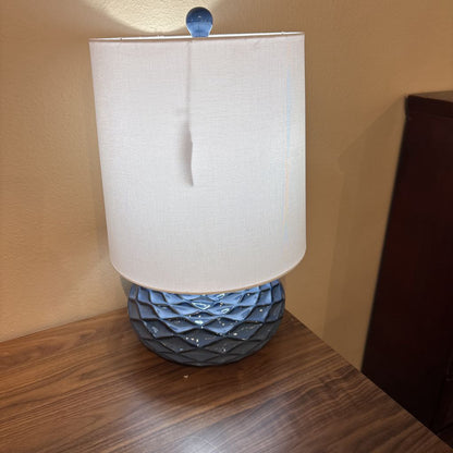 Blue Diamond Ceramic Table Lamp