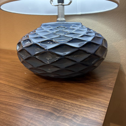 Blue Diamond Ceramic Table Lamp