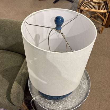 Blue Diamond Ceramic Table Lamp