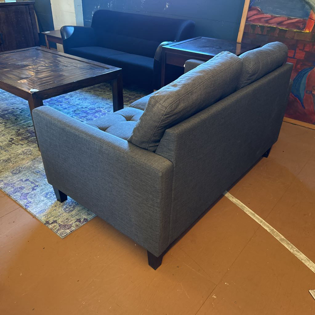 Charcoal Loveseat U LOVESEATS