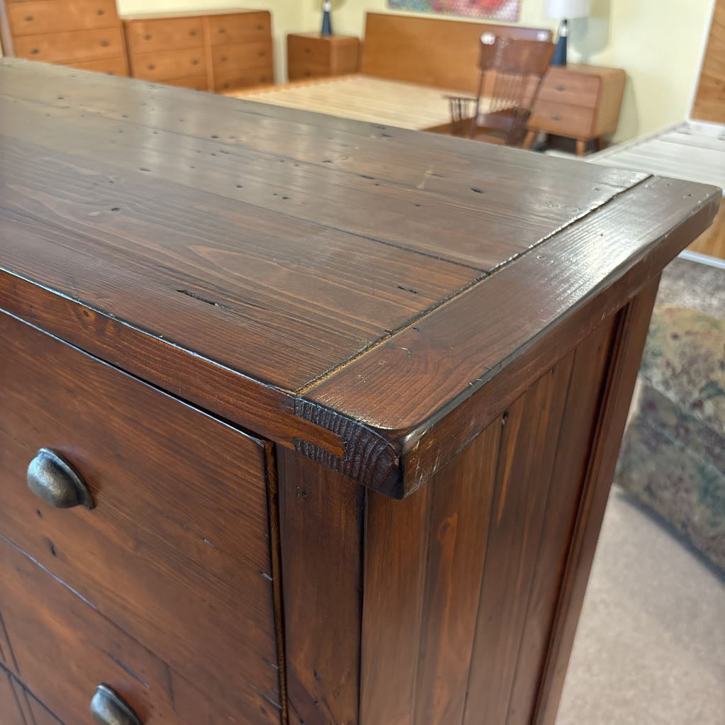 Rustic Solid Wood Highboy