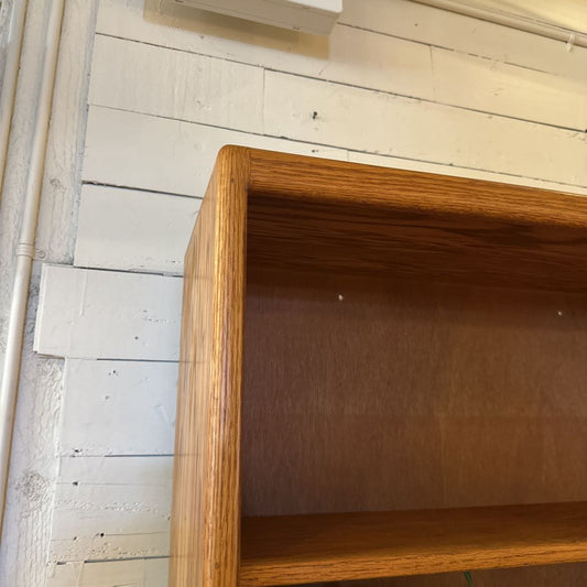 Tall Oak Bookcase