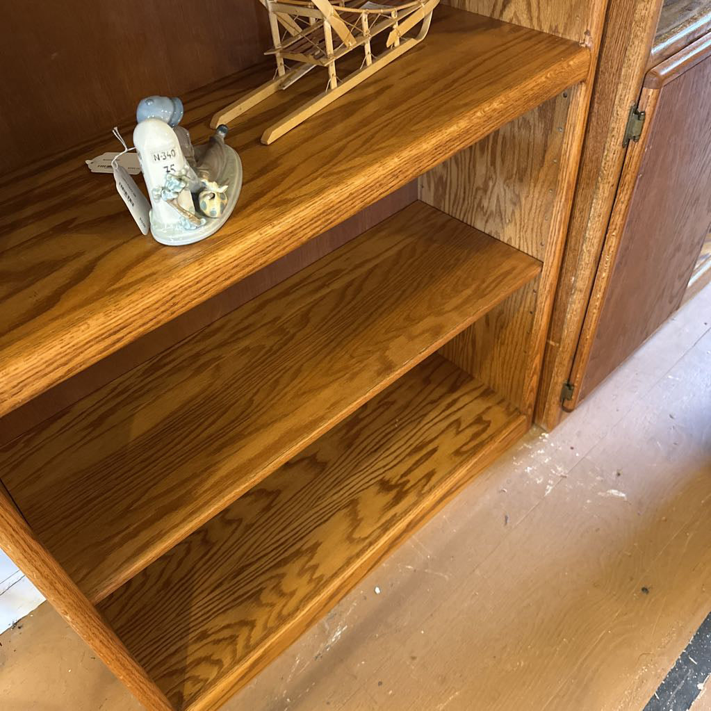 Tall Oak Bookcase