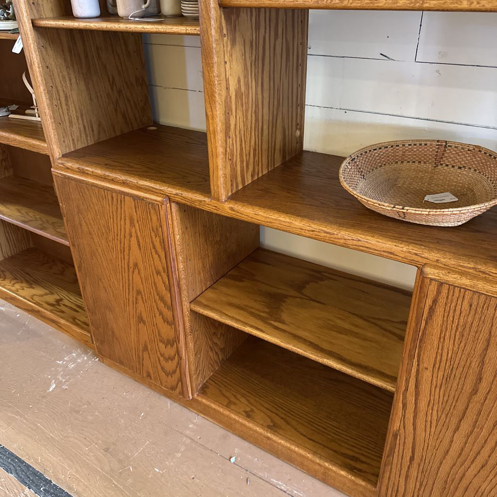 Asymmetric Display Bookcase