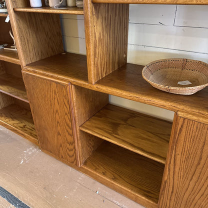 Asymmetric Display Bookcase