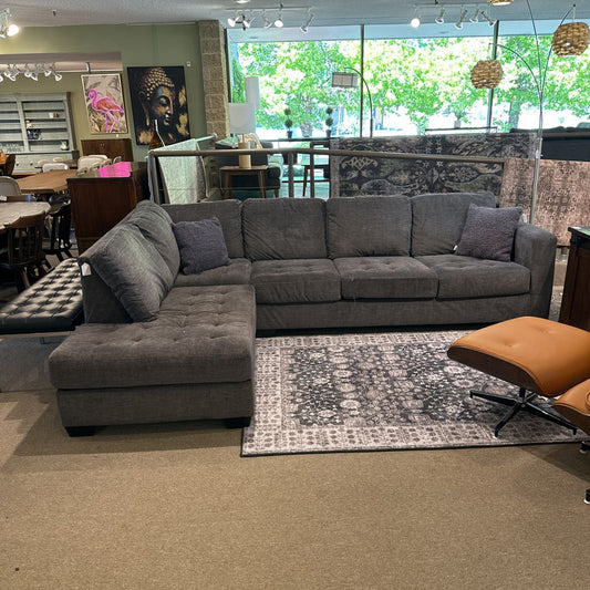 Dark Grey LAF Sectional U SECTIONALS LAF
