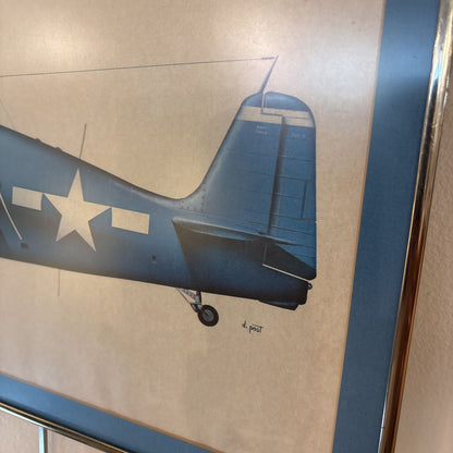 Blue Plane Art