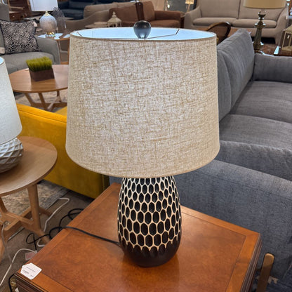 Ceramic Linen Table Lamp LAMPS