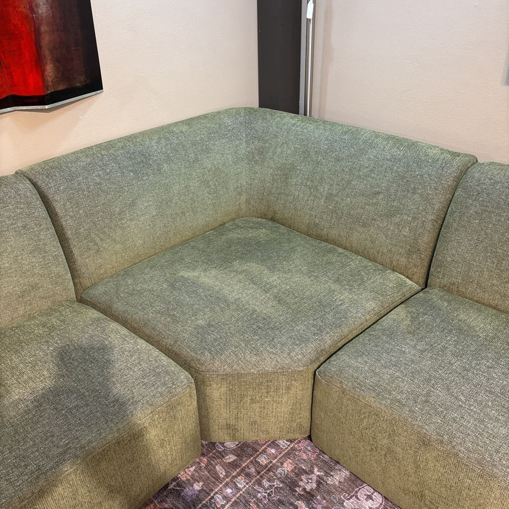 Eliza Olive Sectional - AS IS