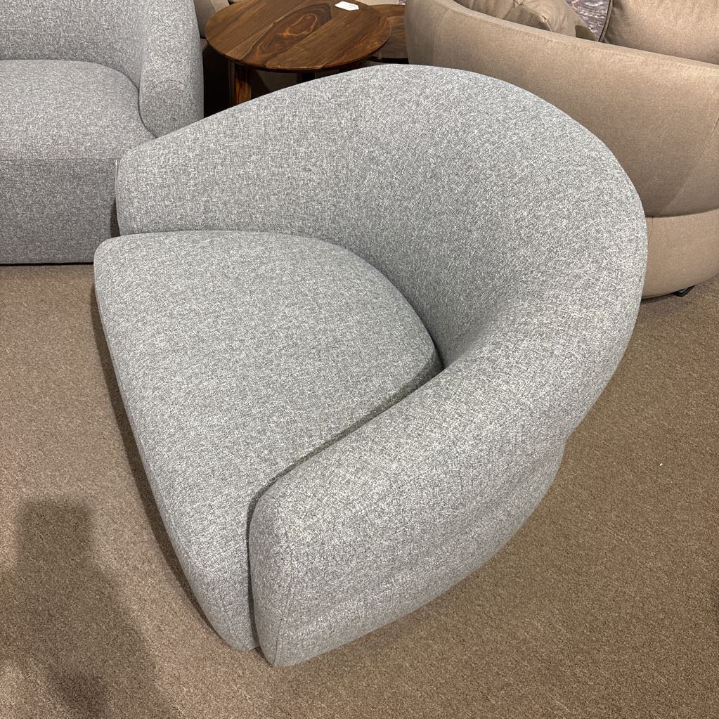 Palena Pebble Grey Accent Chair