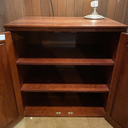 Ethan Allen Two Door 3 Shelf Cabinet