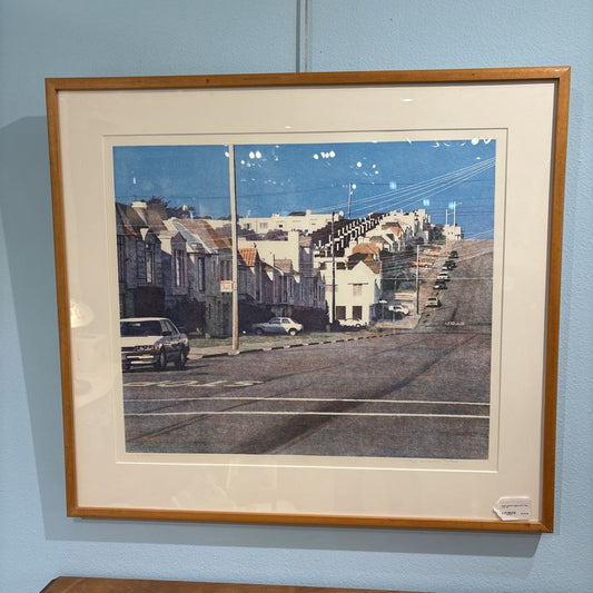 Robert Bechtle Signed Print "34th Ave"